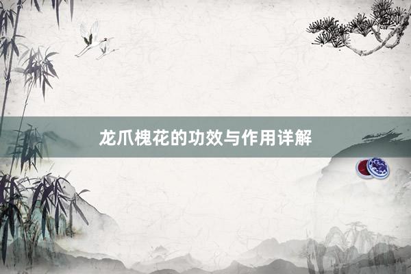 龙爪槐花的功效与作用详解